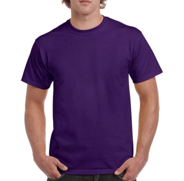 Camiseta Básica Algodón Hombre color purpura