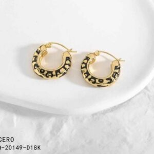 AROS ACERO LEOPARDO REDONDOS